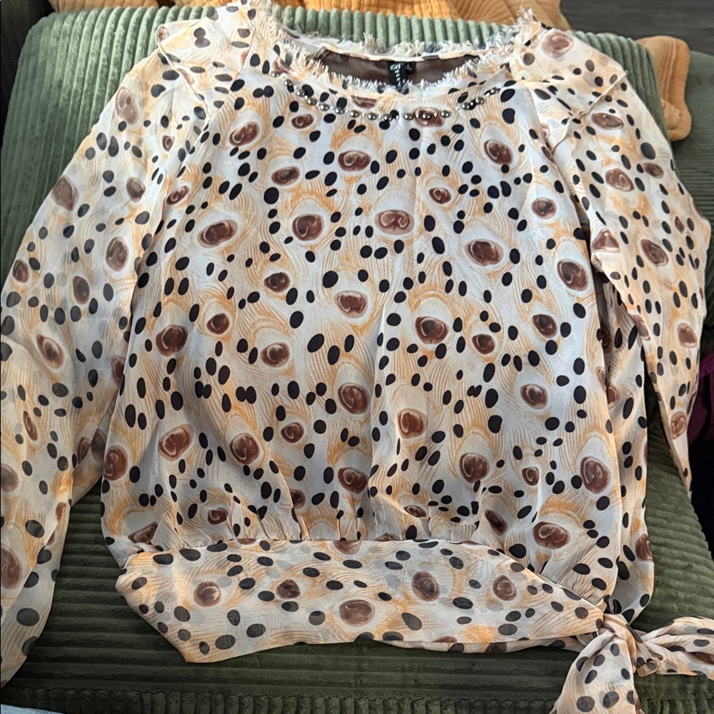 Chic Women's Polka Dot Blouse
